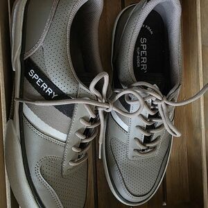 Sperry Men's Tan and Black Boat Shoes